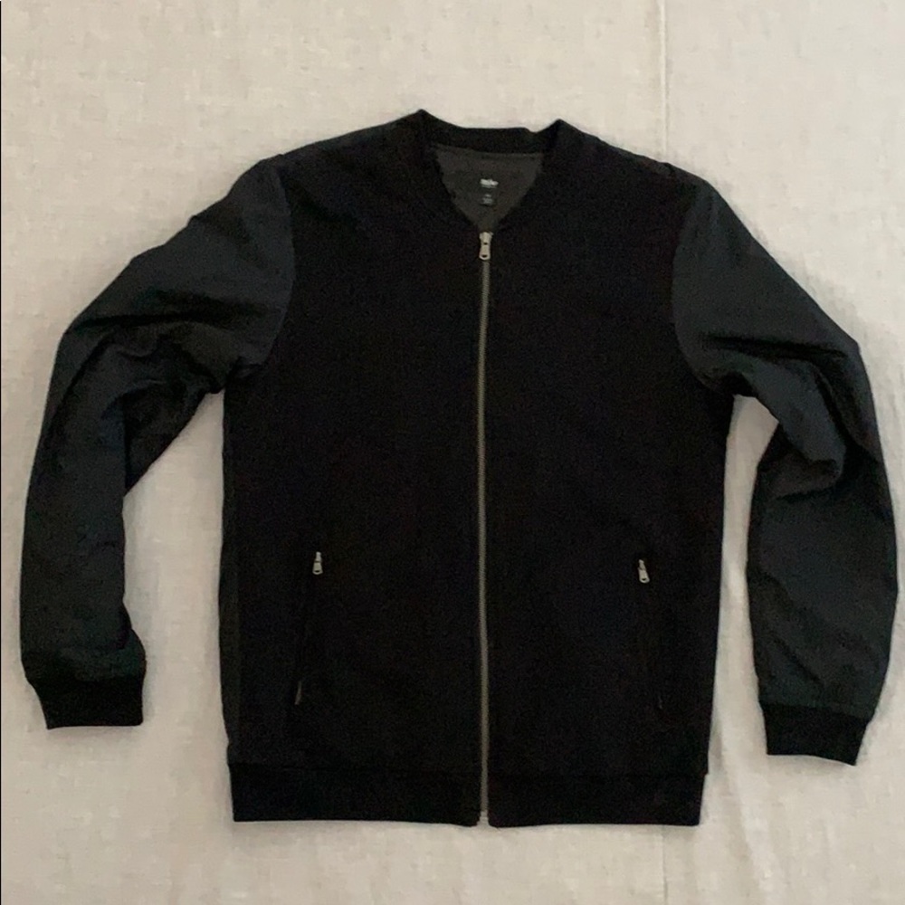 Mossimo Zip-Front Lightweight Varsity Jacket